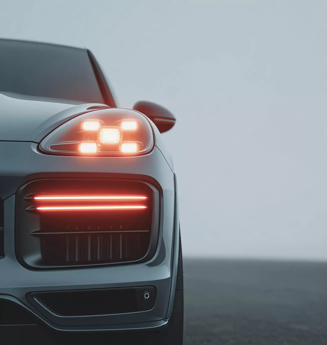 Abstract light trails